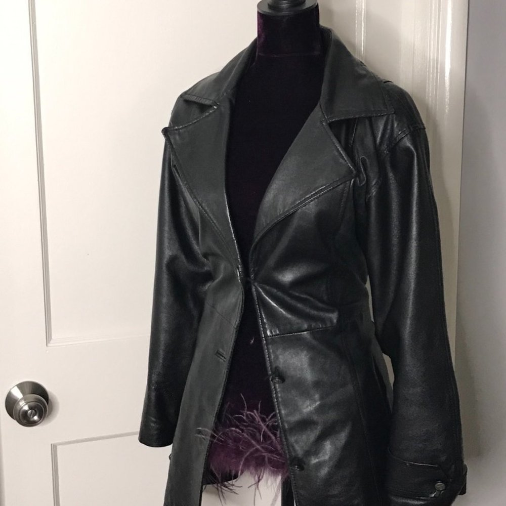 Vintage Leather Women's Jacket - Small
